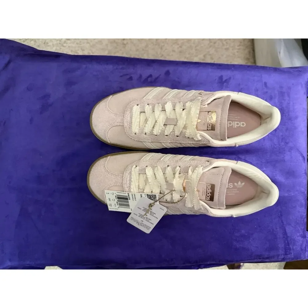 Adidas Gazelle Bold Womens Platform Suede Sneakers Brand New NIB Pink - Picture 4 of 10